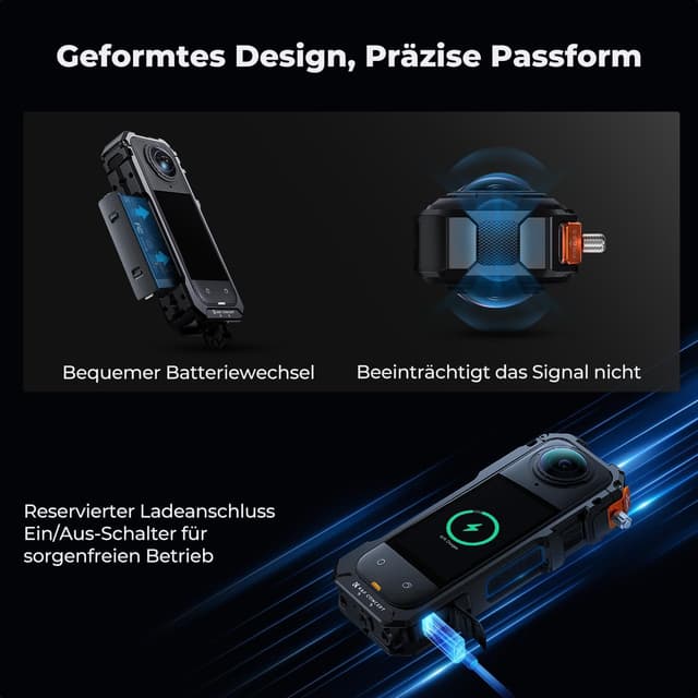 Detalle 1 de K&F CONCEPT Insta360 X5 Kamerakäfig