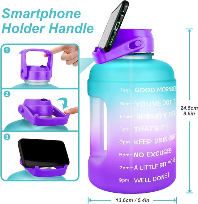 Thumbnail 3 de BuildLife Motivational Water Bottle 2.2L 💧