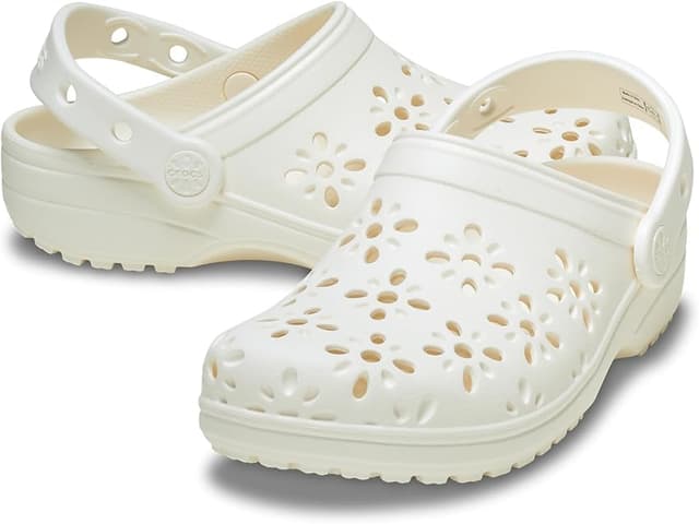 Thumbnail 5 de Crocs Classic Floral Cut Out Clog K Zuecos 32/33