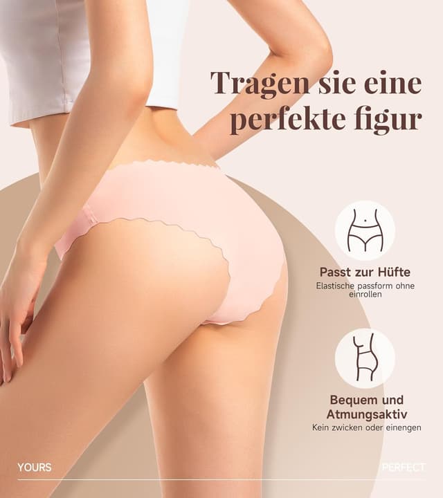 Detalle de TANSTC Seamless Slips 6er Pack XS-XL