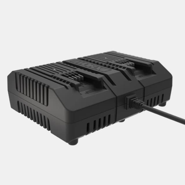 Detalle 1 de WORX WA3883 caricatore 20V doppio rapido con Powershare (2 batterie in contemporanea)