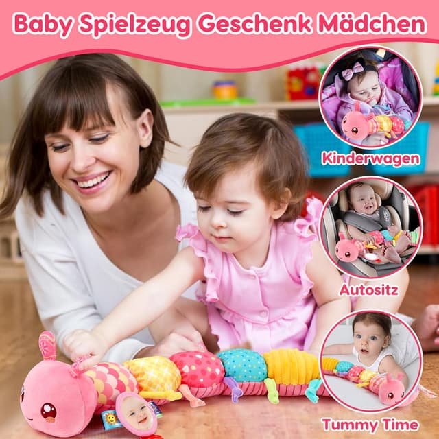 Thumbnail 4 de Baby Spielzeug Raupe Musikspielzeug 50 cm