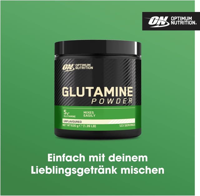 Thumbnail 4 de Optimum Nutrition Glutamin-Pulver 630 g
