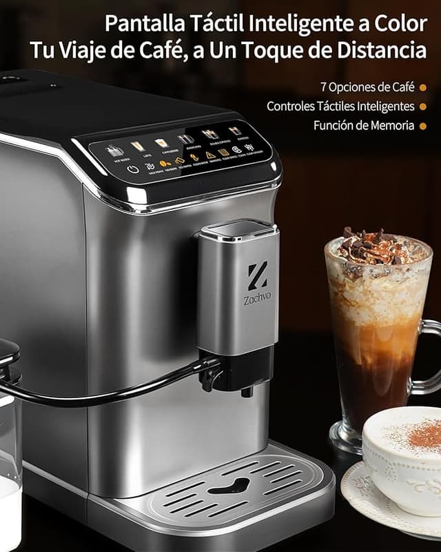 Detalle 2 de ZACHVO Cafetera superautomática 1,5 L