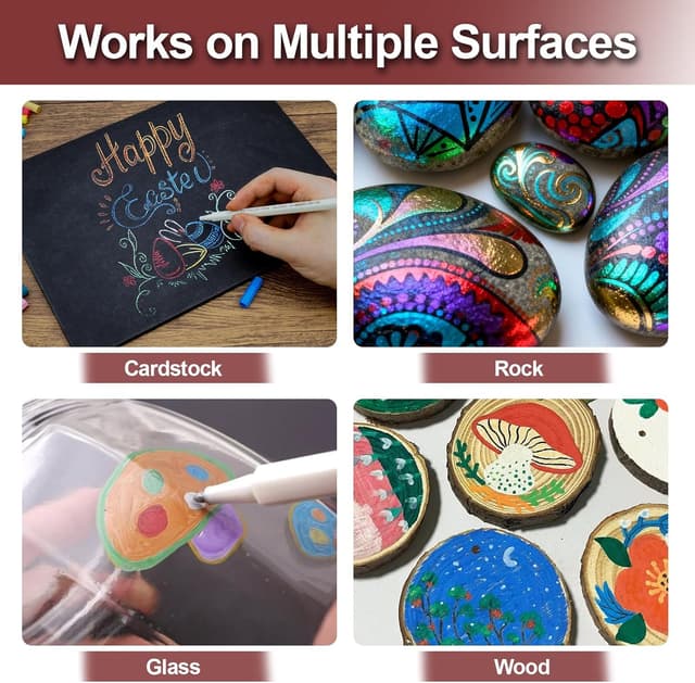 Thumbnail 3 de YITHINC Pennarelli metallici 30 colori