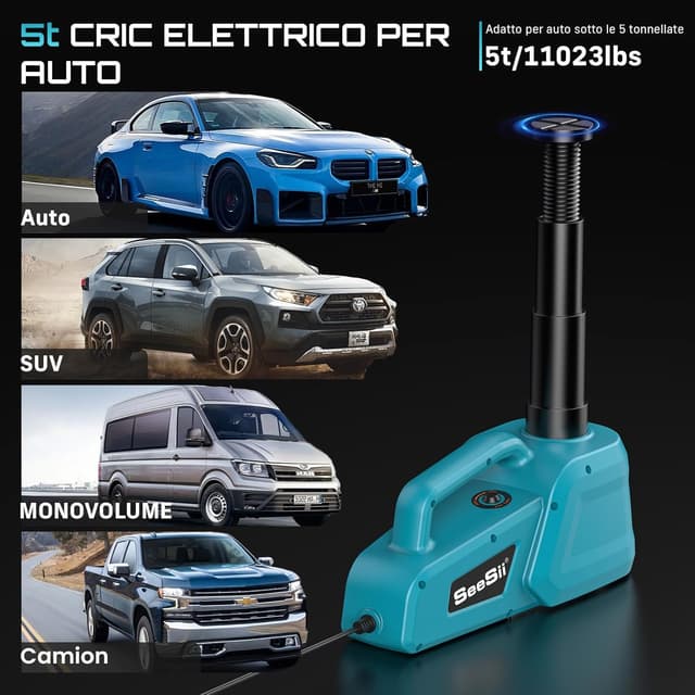 Thumbnail 2 de SEESII Cric idraulico 5 tonnellate per auto