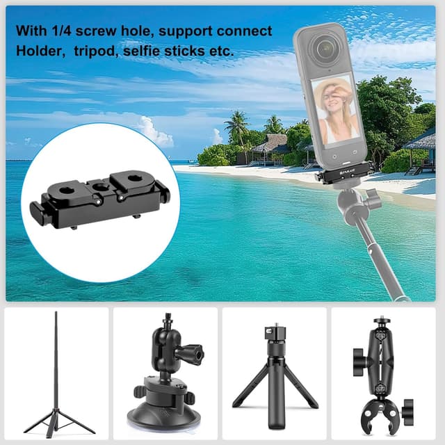 Thumbnail 4 de PULUZ Quick Release Base Mount for Insta360 X5