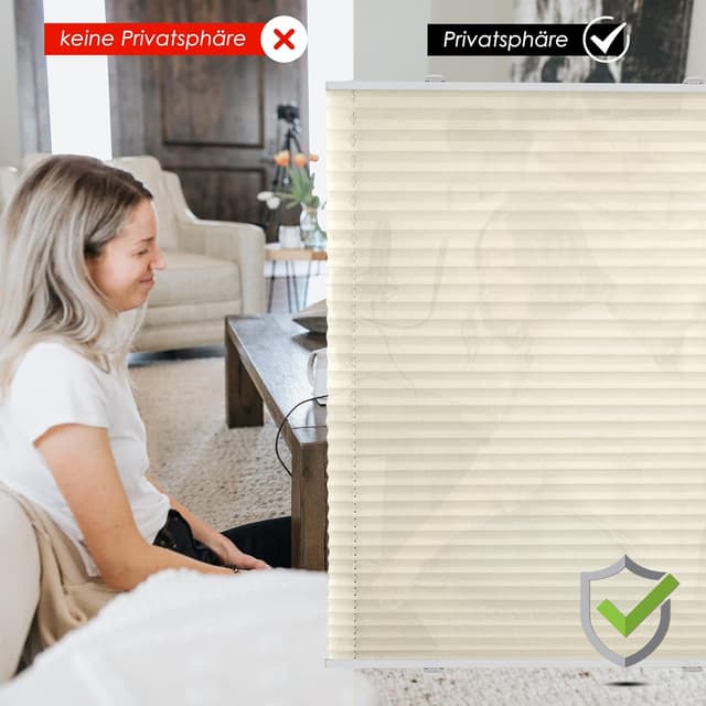 Thumbnail 3 de bobodeco Plissee Klemmfix 35x100 cm