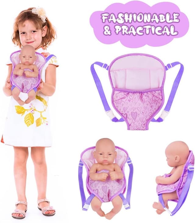 Thumbnail 3 de Porte-bébé poupée Aolso Violet 14–18