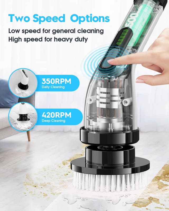 Detalle 2 de Highyes Electric Spin Scrubber for Bathroom