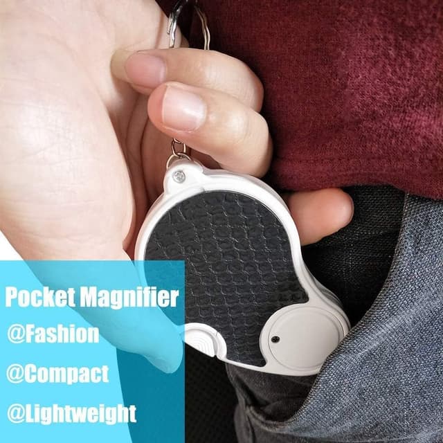 Thumbnail 2 de 5x Foldable Pocket Magnifying Glass 45 mm