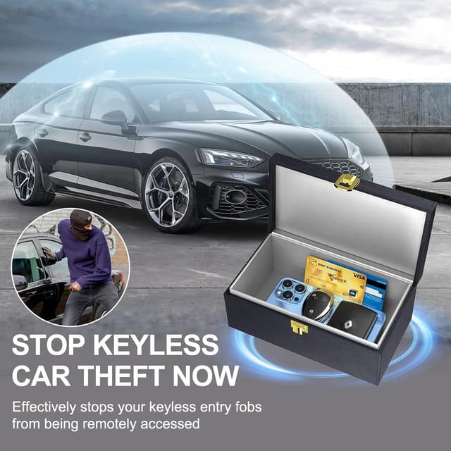 Detalle 2 de Samfolk Keyless Go Schutzbox 20×11×9 cm 🔐