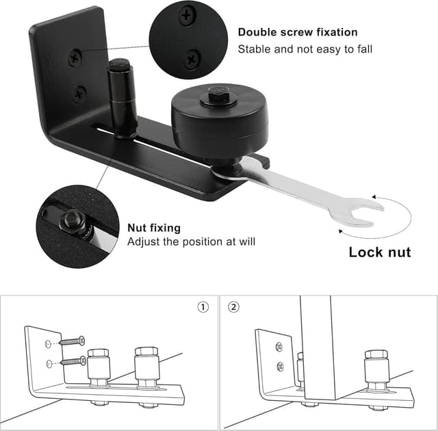 Detalle 1 de Wilktop rail porte coulissante 8 options