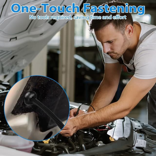 Detalle 1 de URAQT fascette cavi nylon universali 50 pezzi