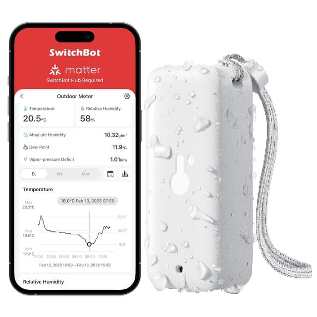 Imagen de SwitchBot Thermometer Hygrometer 100 m 🌡 en OfertitasTOP