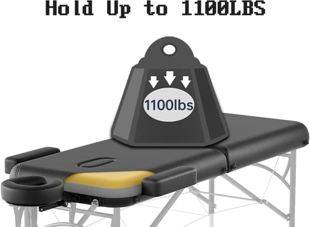 Thumbnail 3 de DOVANS Professional Massage Table 1100lbs 💺