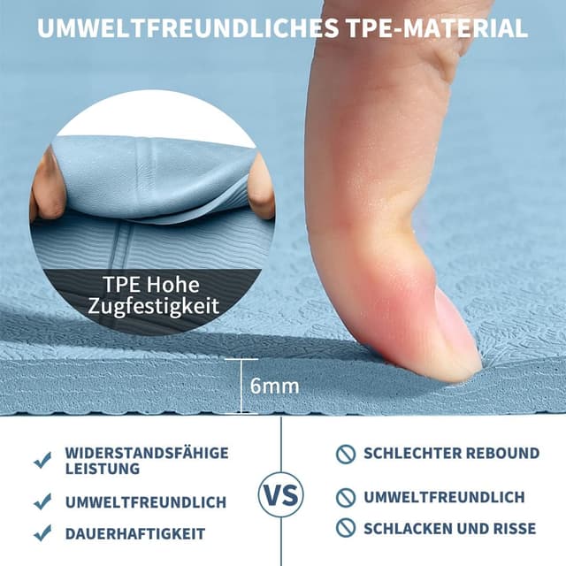 Detalle 2 de Good Nite Esterilla de Yoga 183 × 61 × 0,6 cm