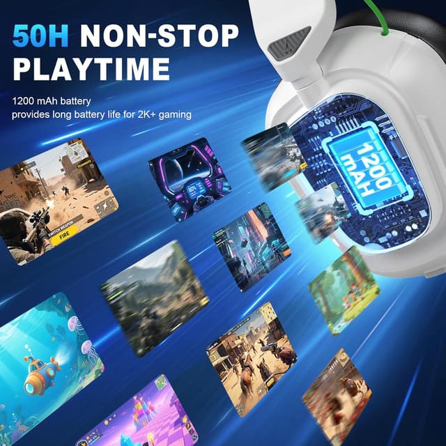 Thumbnail 5 de SKAPENDY 2.4GHz Wireless Gaming Headset