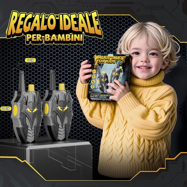 Thumbnail 6 de Walkie talkie bambini pipistrello 2000FT