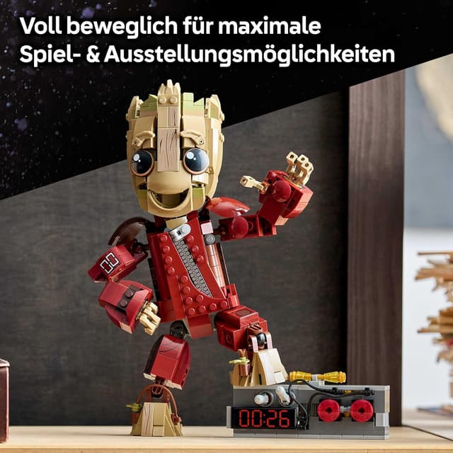 Detalle de LEGO Groot im Ravager-Outfit 76341