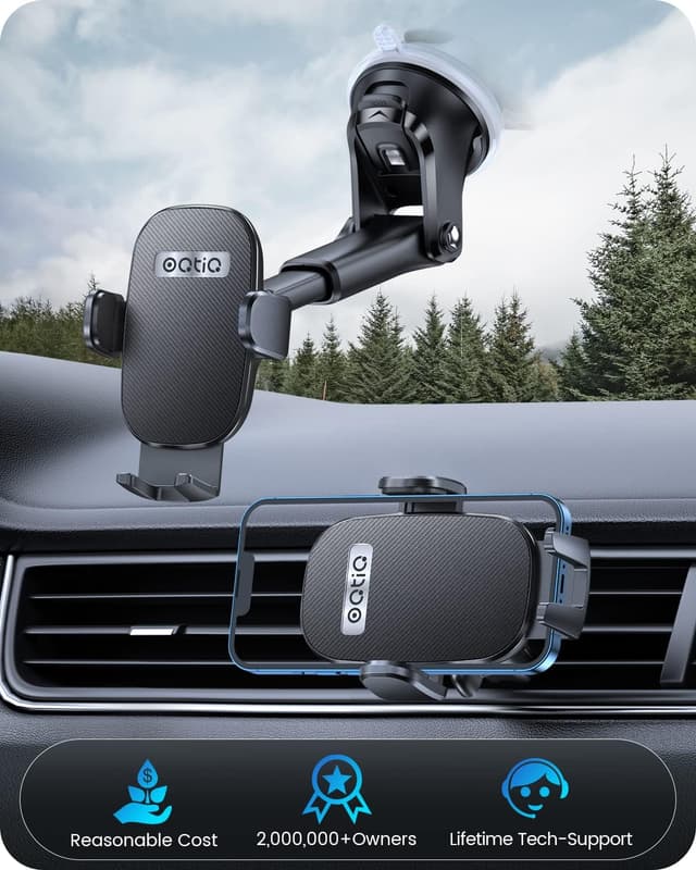 Thumbnail 6 de OQTIQ 3-in-1 Car Phone Mount 360° rotation