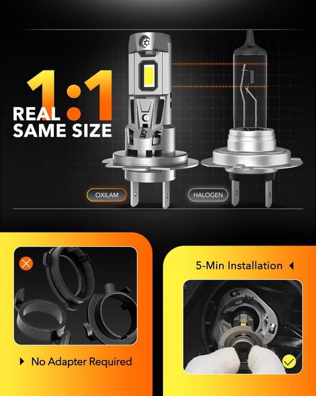 Thumbnail 3 de OXILAM H7 LED Bulb 40000LM