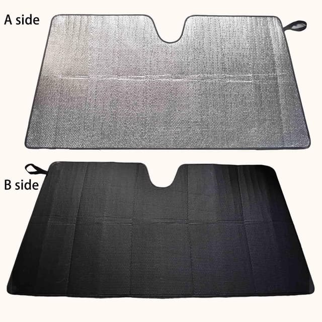 Detalle 2 de AuFiiy Parasole Auto pieghevole 150 x 80 cm per parabrezza interno, riflettente anti-UV