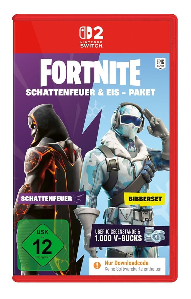 Detalle de Fortnite Schattenfeuer & Eis-Paket (Download-Code im Karton) für Switch 2