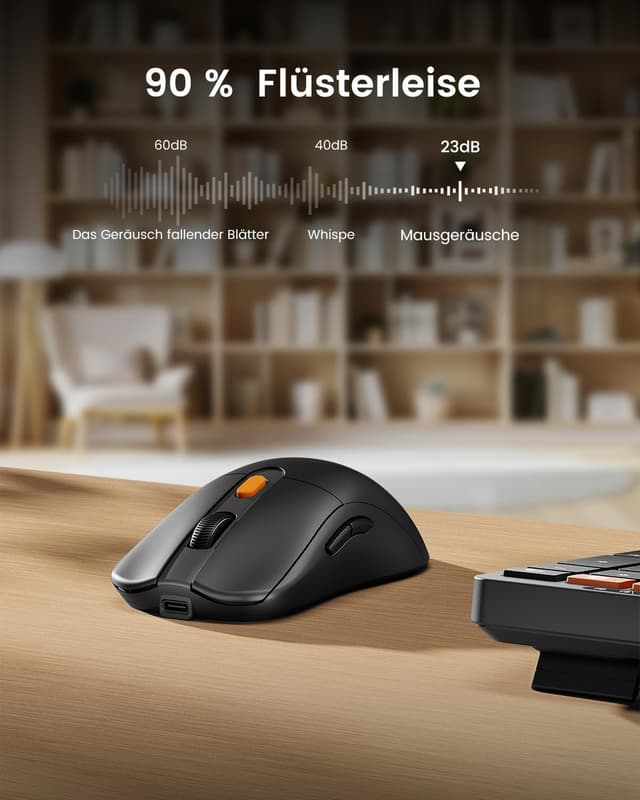 Thumbnail 6 de ProtoArc KM60 Kabelloses Tastatur‑Maus Set 45 Tage 🚀