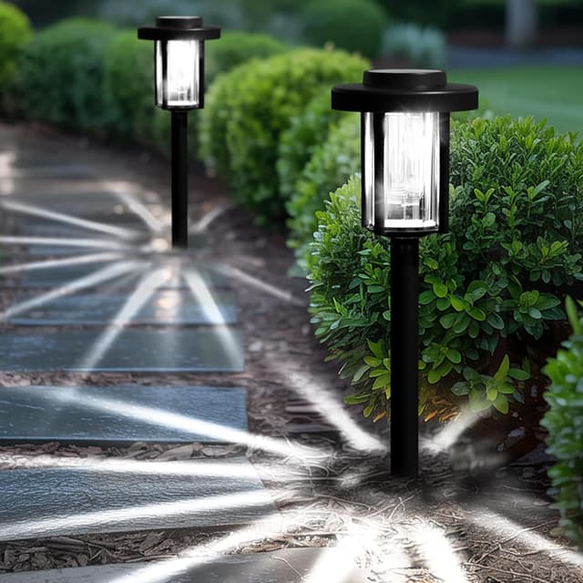 Thumbnail 6 de Solpex Solar Lights Outdoor 6-Pack LED Garden Pathway Lights (Cold White, Waterproof IP65)
