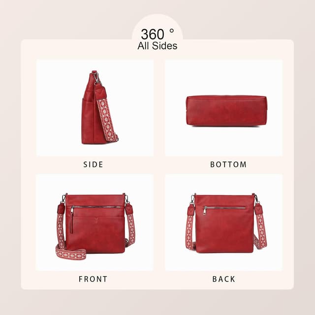 Thumbnail 3 de Gladdon sac bandoulière femme 25 cm