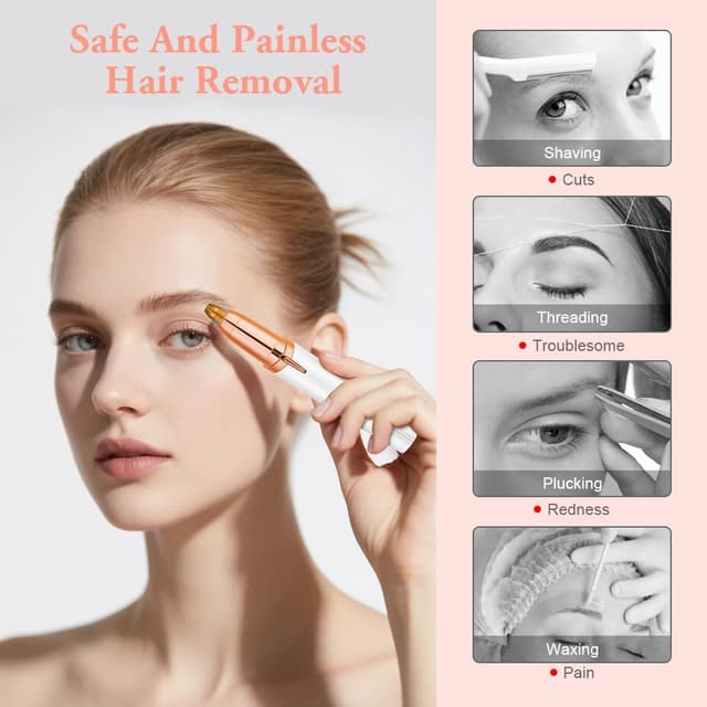 Detalle 2 de Alaoo Epilatore viso indolore 🪒