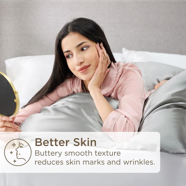 Detalle 2 de Satin Pillowcase for Hair 50x75 cm