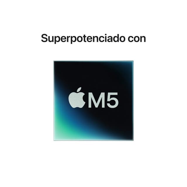 Detalle 2 de Apple MacBook Pro 14" con chip M5 (10 núcleos CPU, 16GB, 1TB SSD, GPU 10 núcleos) Plata