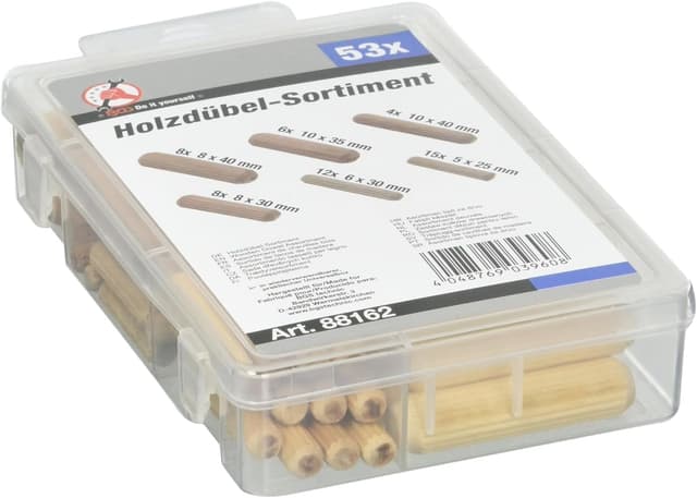 Detalle 2 de BGS Diy 88162 tasselli per legno 53 pz