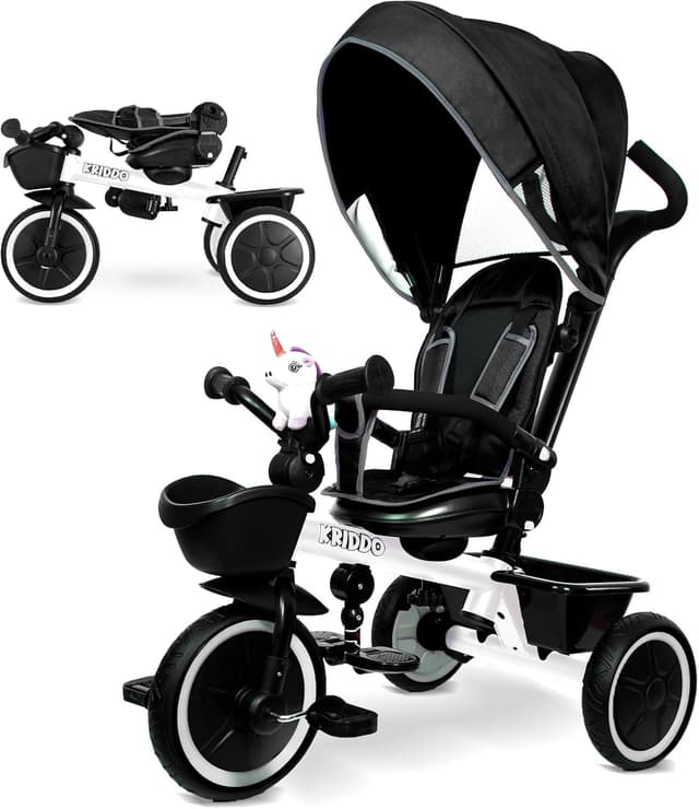 Imagen de KRIDDO 7-in-1 Tricycle Stroller 18 Months 🚼 en OfertitasTOP