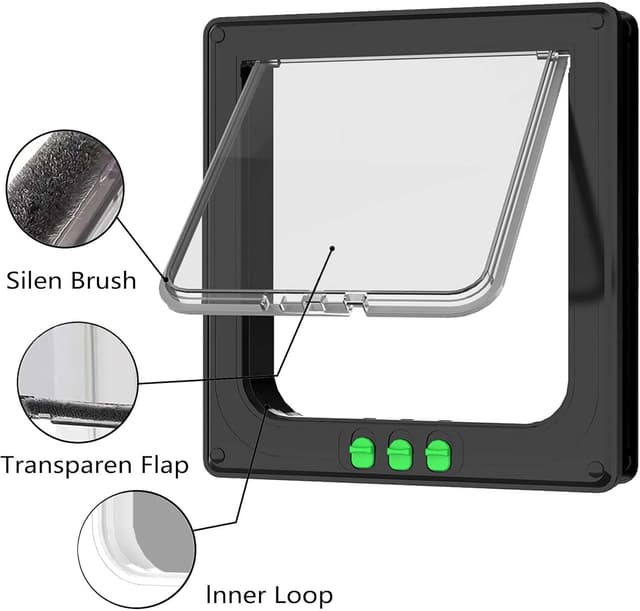 Thumbnail 5 de Moaobooh Katzentür Katzentür Katze