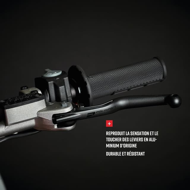 Detalle de Kit levier incassable POLISPORT 91575 APT pour KTM, Husqvarna, Gas Gas (noir)