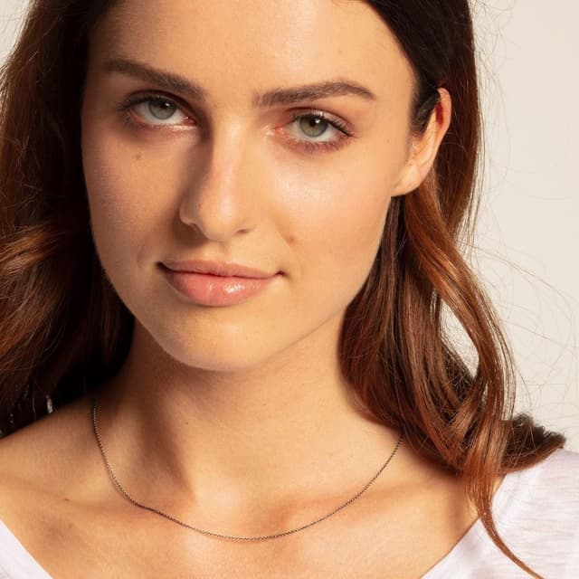 Detalle 2 de THOMAS SABO Damen-Ankerkette aus 925 Sterling Silber, 42 cm (verstellbar 38–42 cm) – KE1105-001-12-L42v