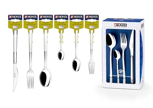 Thumbnail 5 de MONIX Génova set cubiertos 24 piezas, acero 18/10 🍽
