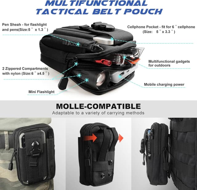 Thumbnail 4 de BESTKEE Cinturón Táctico 3,8 cm