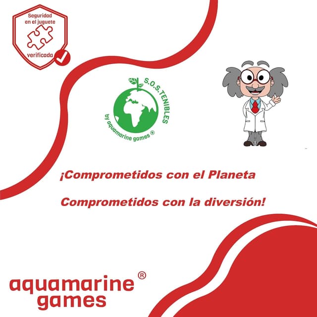 Detalle de Aquamarine Games DO001 Rummy para 6 jugadores 🎲