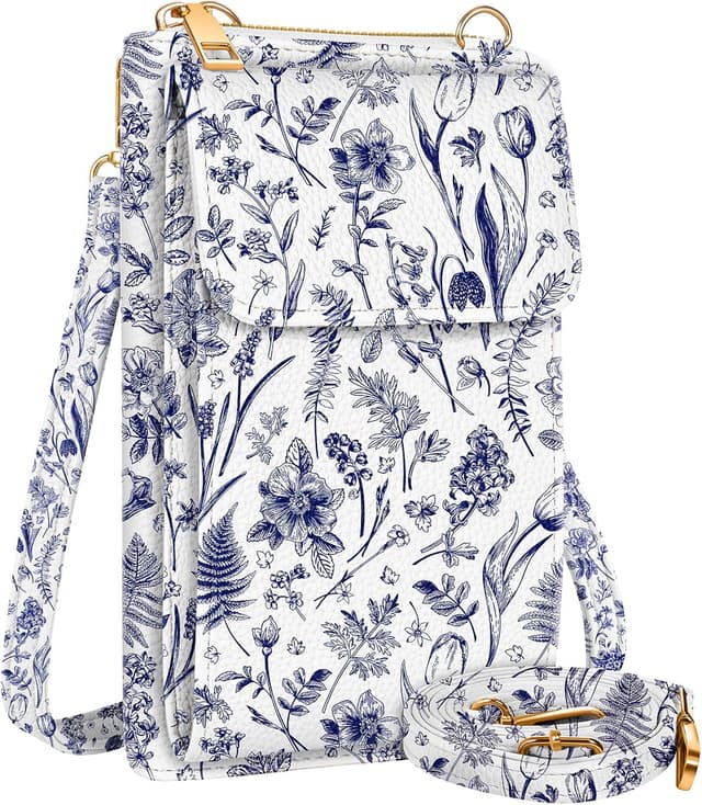 Thumbnail 6 de Miss Adola cute crossbody phone purse with adjustable strap and vintage flower design