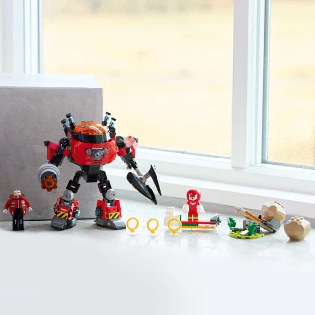 Thumbnail 6 de LEGO Sonic the Hedgehog Knuckles vs. Dr. Eggmans Egg Crusher Mech (77005)