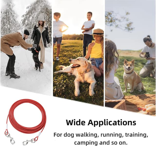 Detalle 2 de Dog tie out cable for up to 60lb, 10ft