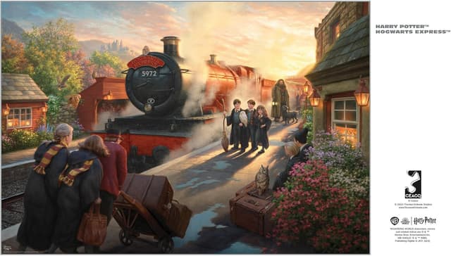 Thumbnail 4 de Ceaco Silver Select Thomas Kinkade Harry Potter 2000-piece puzzle jigsaw 🧩