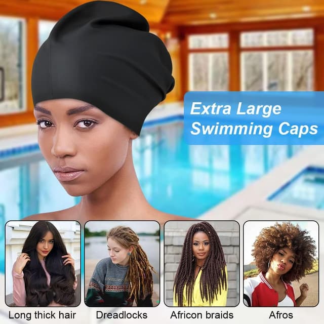 Thumbnail 2 de AMFUN Cuffia piscina capelli lunghi 30 cm 🏊