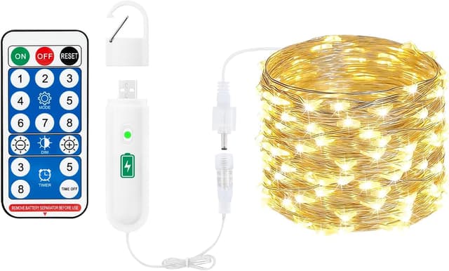 Detalle de Bigzom Lichterkette 10 m mit 100 LEDs