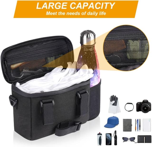 Detalle 2 de Flintronic sacoche de guidon vélo étanche grande capacité avec support téléphone (avant, route et VAE)