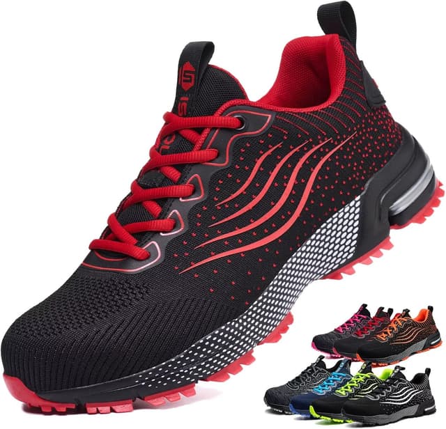 Detalle de Scarpe antinfortunistiche uomo/donna con punta in acciaio e suola antiscivolo